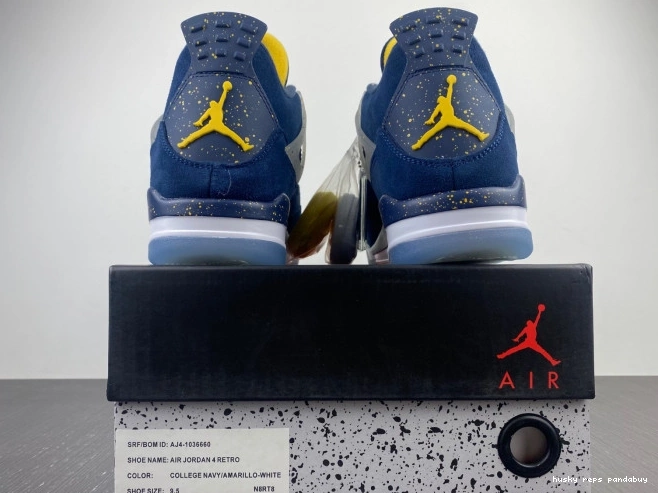 Rep Husky Retro Air 4 Jordan AJ4-1036660 Michigan (PE) 0713